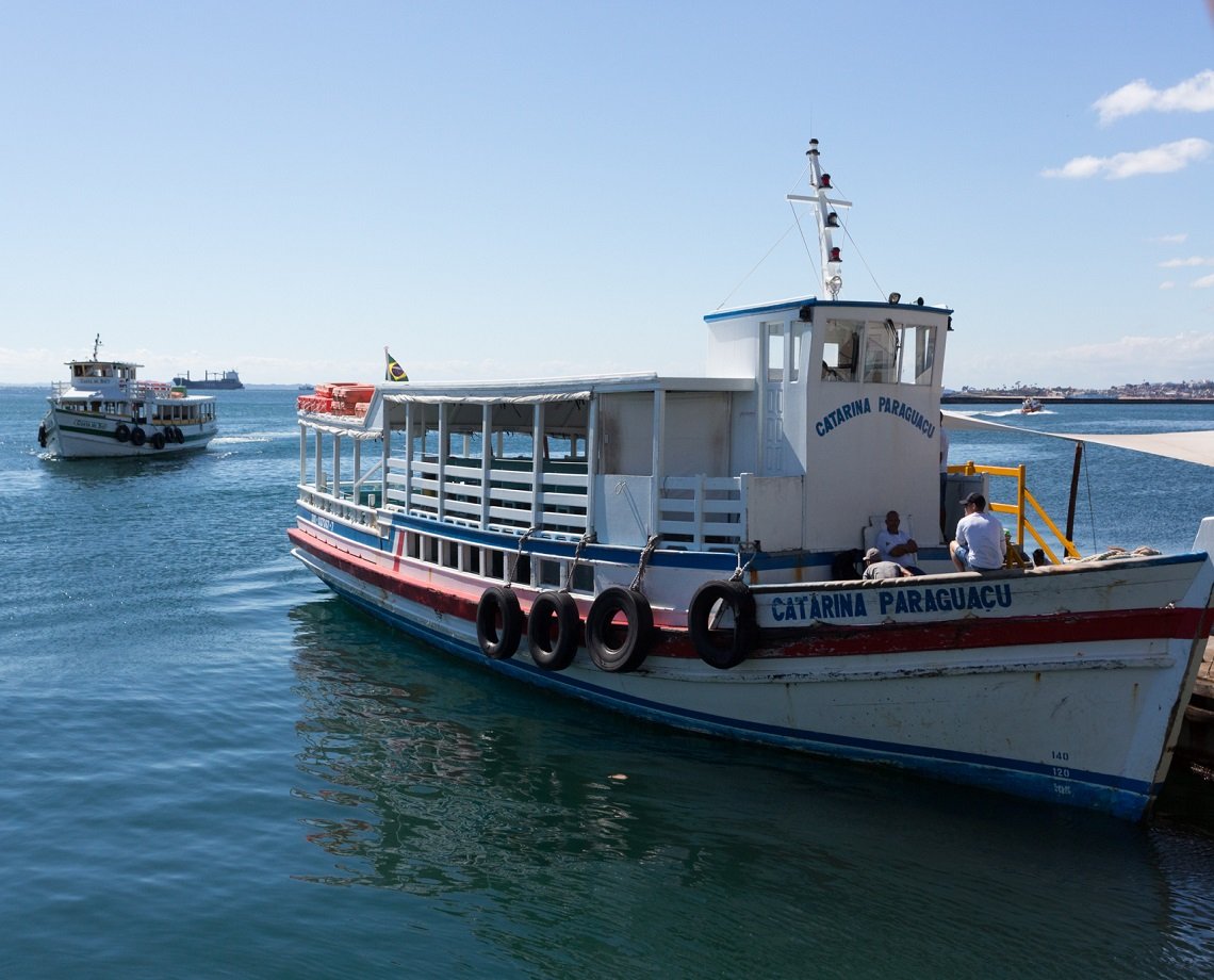 Travessia Salvador-Mar Grande opera somente até às 17h30 neste sábado, por conta da maré baixa