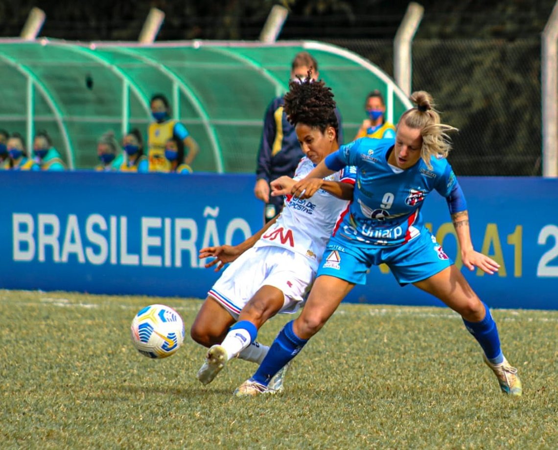 Bahia empata com o Napoli-SC pelo Brasileirão Feminino