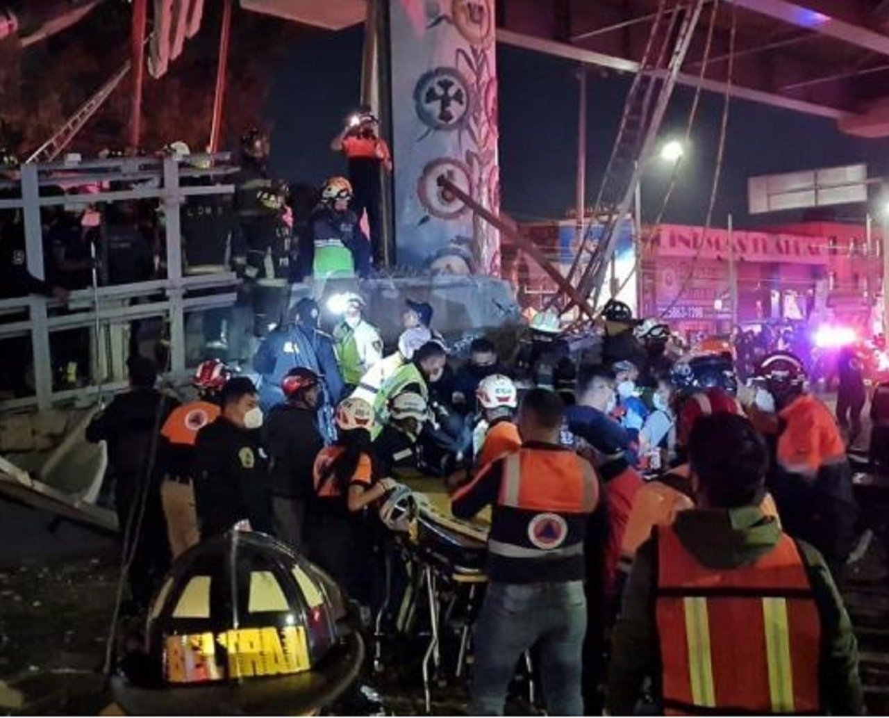 Tragédia no México: queda de viaduto por onde passava metrô deixa mais de 20 mortos e, pelo menos, 70 feridos