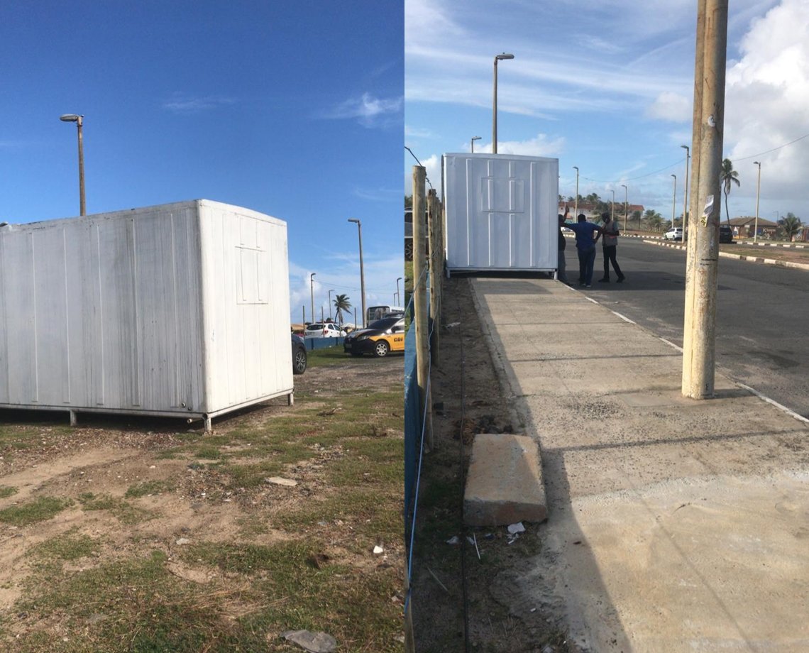 Prefeitura de Lauro de Freitas instala containers para ambulantes no kartódromo e irrita direção da ABK