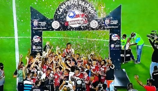 Com um a menos, Atlético de Alagoinhas ganha 1° estadual contra Bahia de Feira; nunca houve final como essa