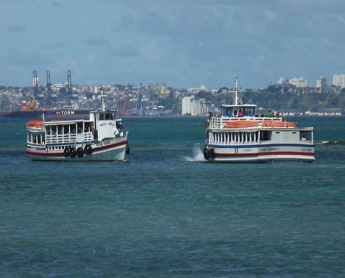 Travessia Salvador-Mar grande fará pausa por causa da maré baixa; veja horário de retorno