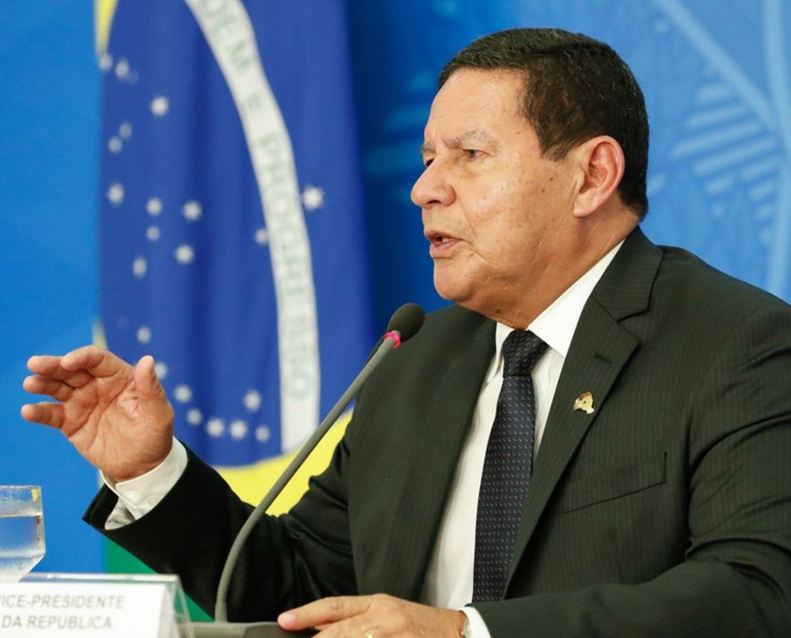 “Tem aglomeração do bem agora?”, ironiza Mourão sobre manifestações contra o Governo Federal