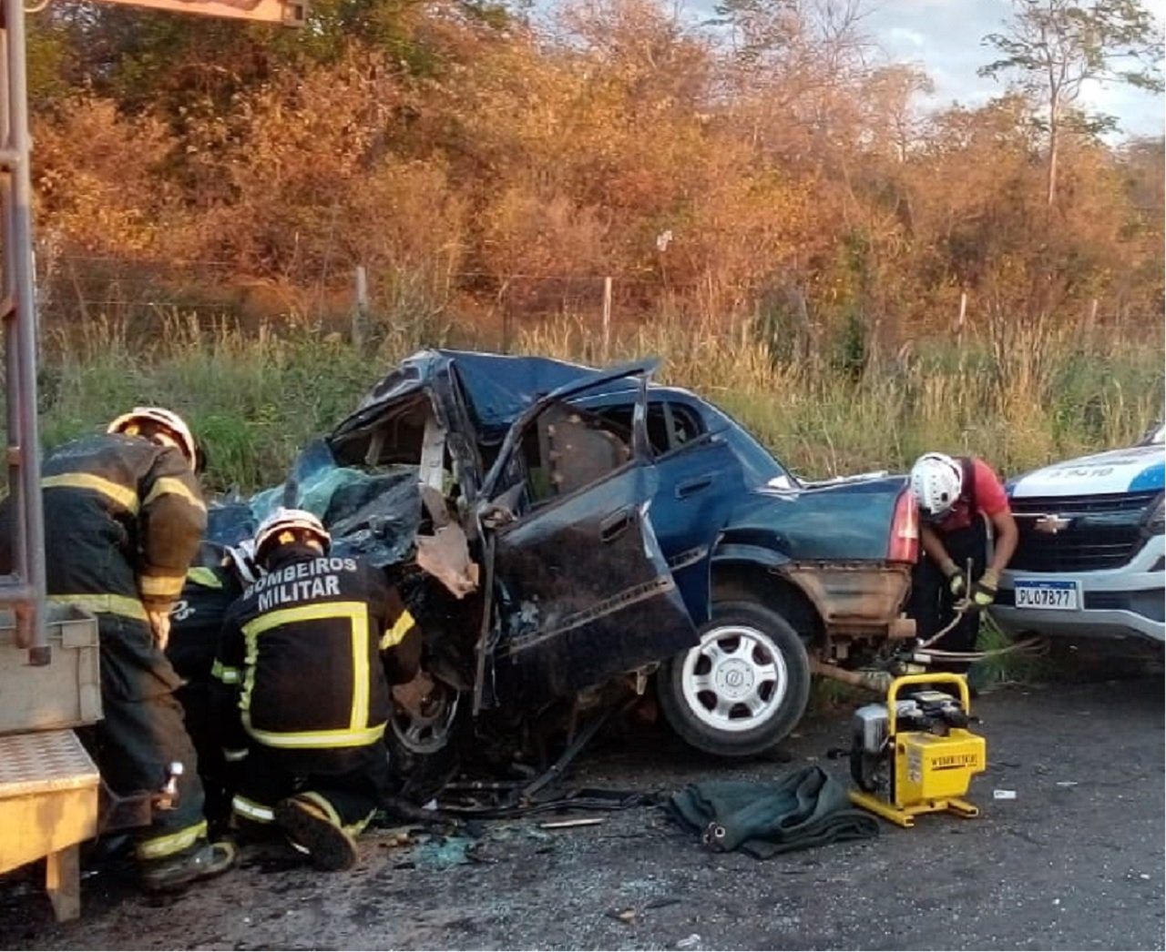 Colisão entre dois carros deixa uma pessoa morta em trecho da BA-447 no oeste da Bahia