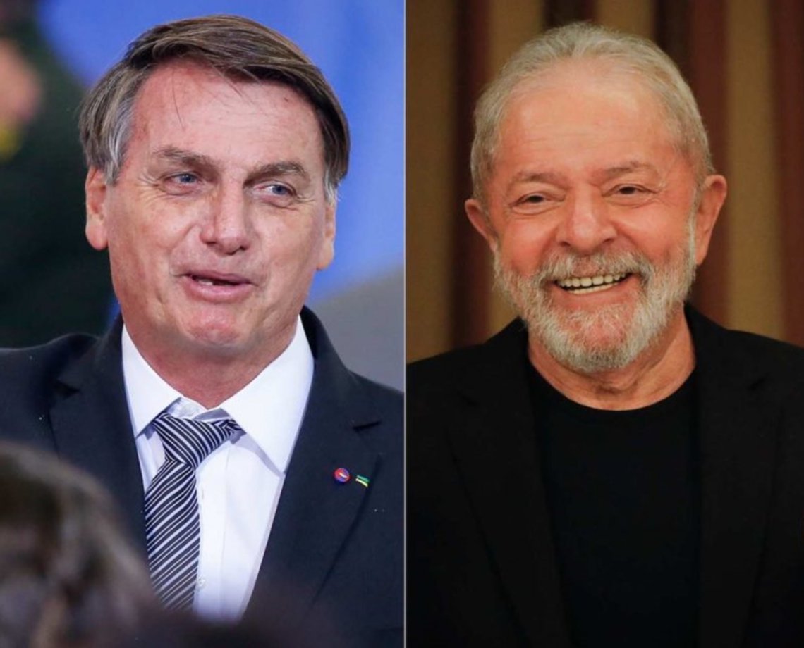 No segundo turno, diferença entre Bolsonaro e Lula cai sete pontos