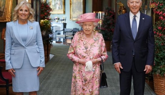 Rainha Elizabeth II recebe o presidente dos EUA, Joe Biden, e primeira-dama no Castelo de Windsor