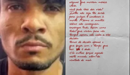 Polícia encontra carta enigmática em um dos esconderijos de Lázaro: "Muitas pessoas merecem morrer"