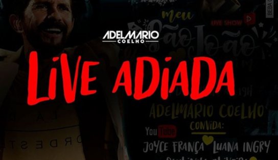 Adelmário Coelho é diagnosticado pela segunda vez com Covid-19 e live de São João é adiada