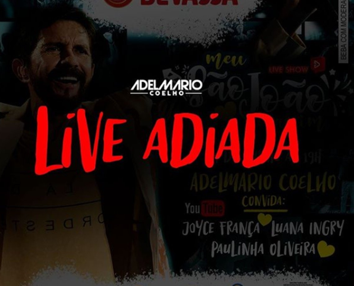 Adelmário Coelho é diagnosticado pela segunda vez com Covid-19 e live de São João é adiada