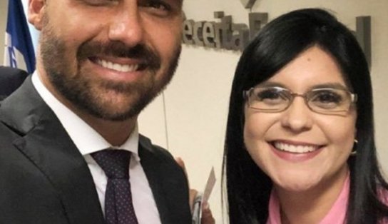 Ex-aliada do presidente, Dayane Pimentel troca farpas com Eduardo Bolsonaro em rede social