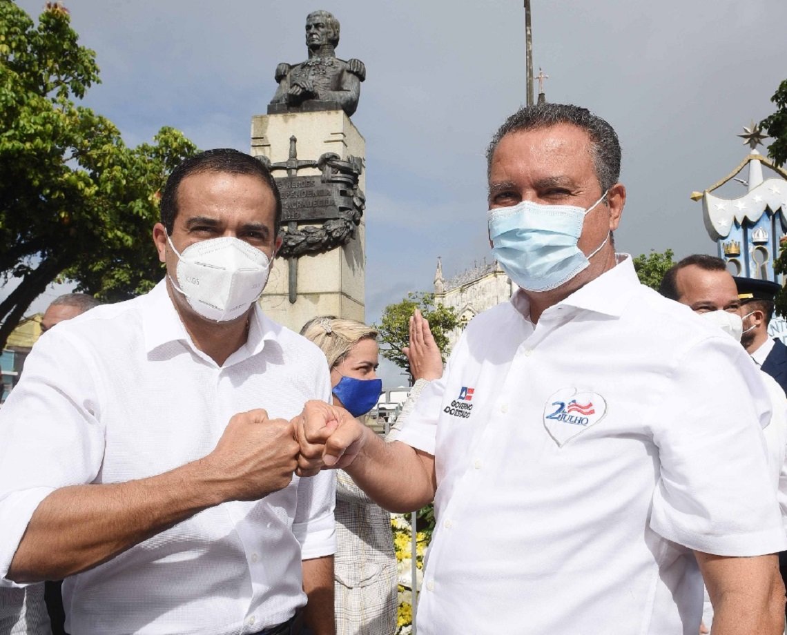 Com “A Chama da Esperança” acesa no Largo da Lapinha autoridades baianas destacam esforços para conter pandemia