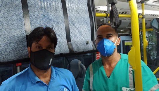 Boa iniciativa: filtro anti-Covid desenvolvido por startup é instalado em ar-condicionado de ônibus em Salvador