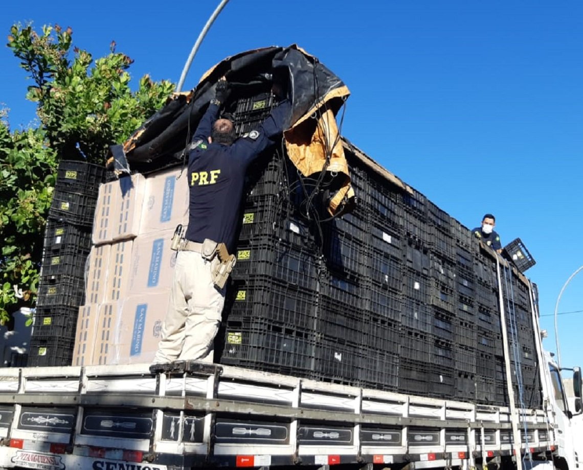 Em seis meses, mais de 10 milhões de cigarros contrabandeados foram retirados de circulação das rodovias baianas; prejuízo ao crime é de R$ 2,6 milhões