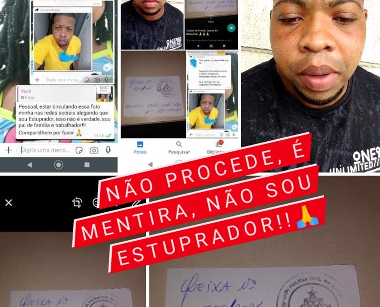 Vítima de falsa acusação de crime sexual em redes sociais, homem tem vida prejudicada e faz apelo: "não vi motivos para isso"