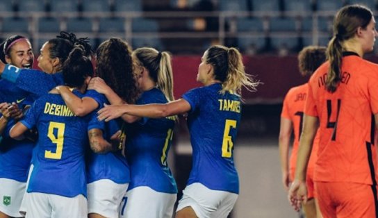 Futebol Feminino: emoções e gols de sobra marcam empate de uma grande partida disputada por Brasil e Holanda