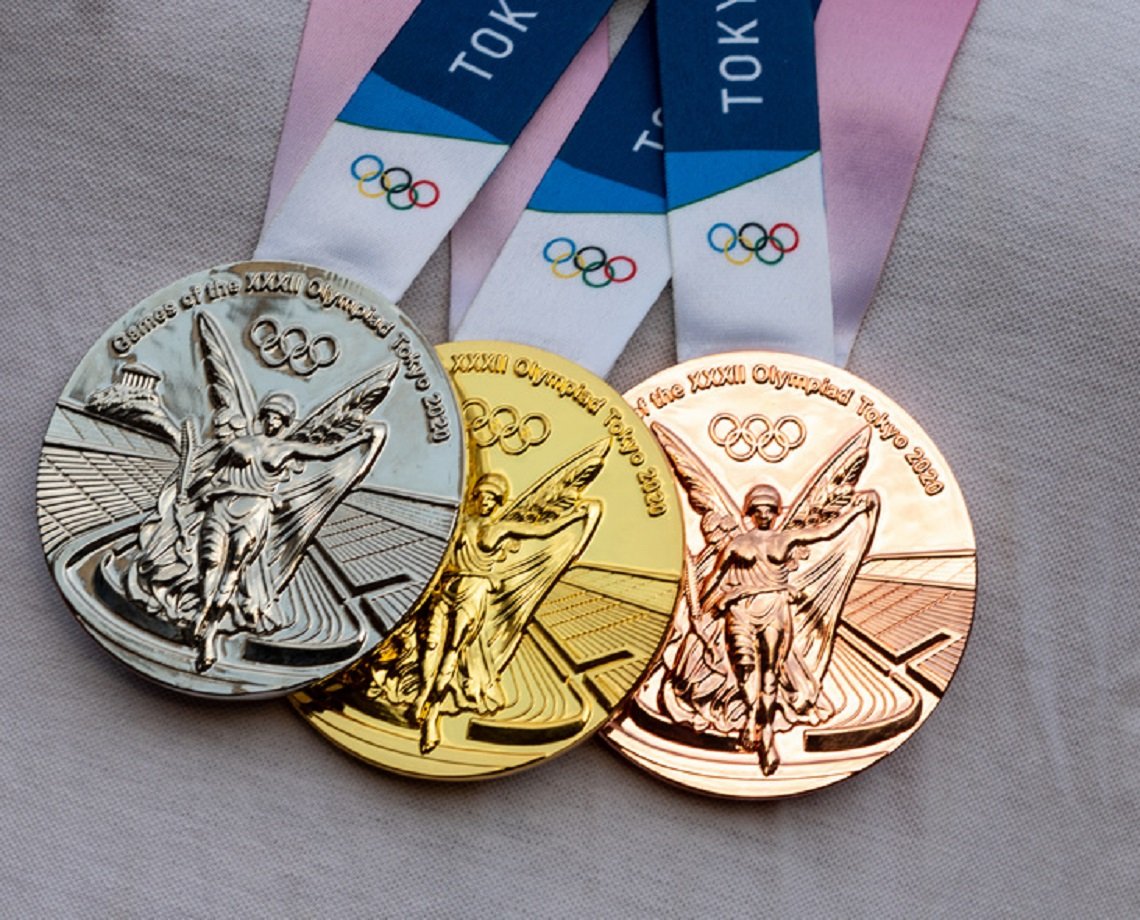 Conheça algumas curiosidades das medalhas dos jogos olímpicos de Tóquio 2020