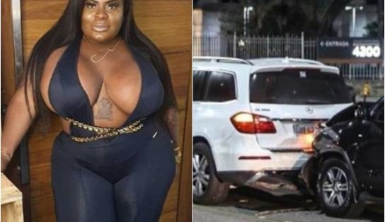 Jojo Todynho se envolve em acidente de carro no Rio de Janeiro