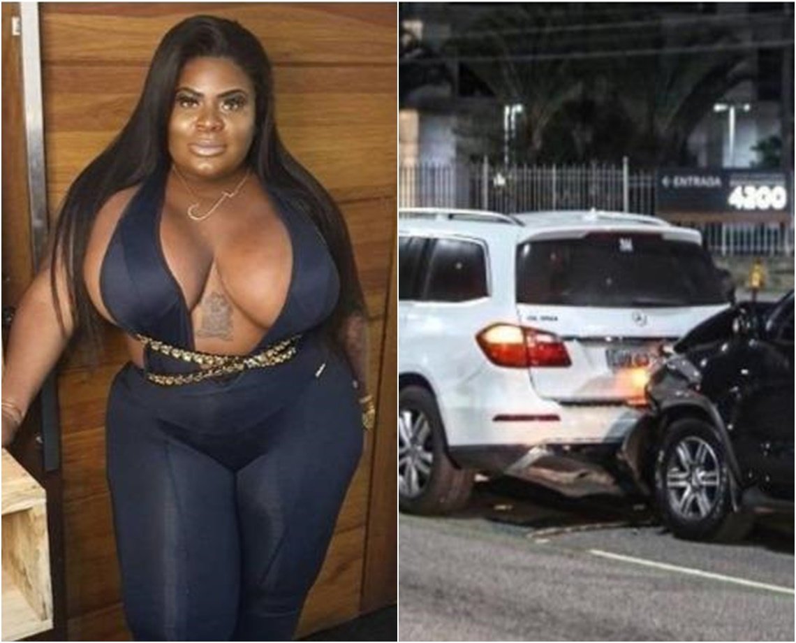 Jojo Todynho se envolve em acidente de carro no Rio de Janeiro