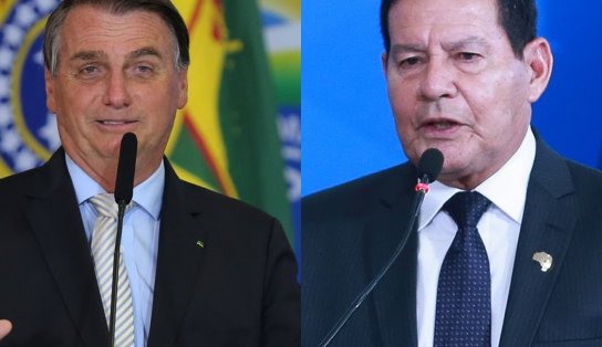 "Sem comentários", diz Mourão após Bolsonaro afirmar que precisa aturá-lo