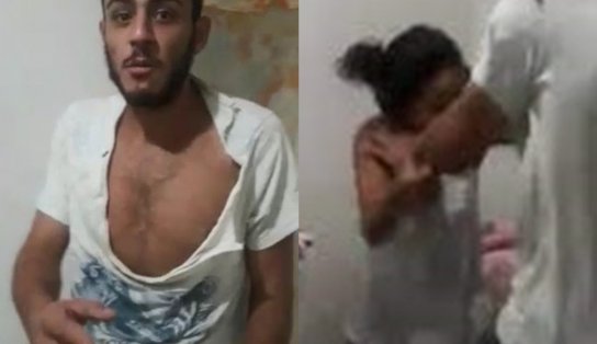 Homem que espancou mulher com bebê no colo é preso em Gandu; imagens da agressão circularam nas redes sociais