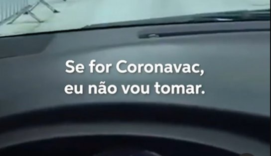 'Comediou': Prefeitura de Salvador debocha de homem que se recusou a tomar Coronavac; assista