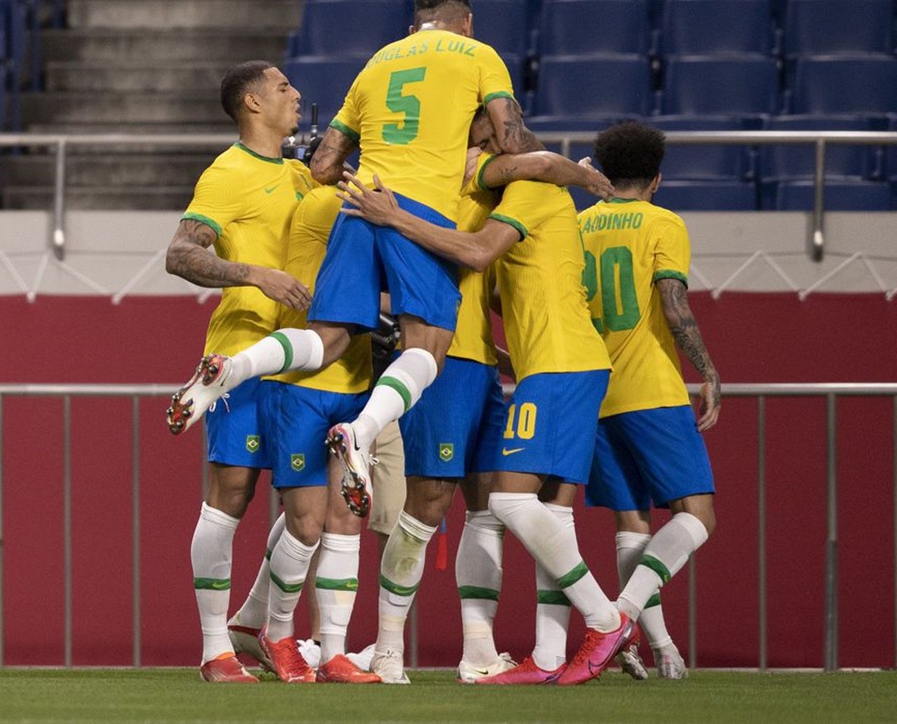 Brasil vence Egito e vai à semifinal do futebol masculino olímpico