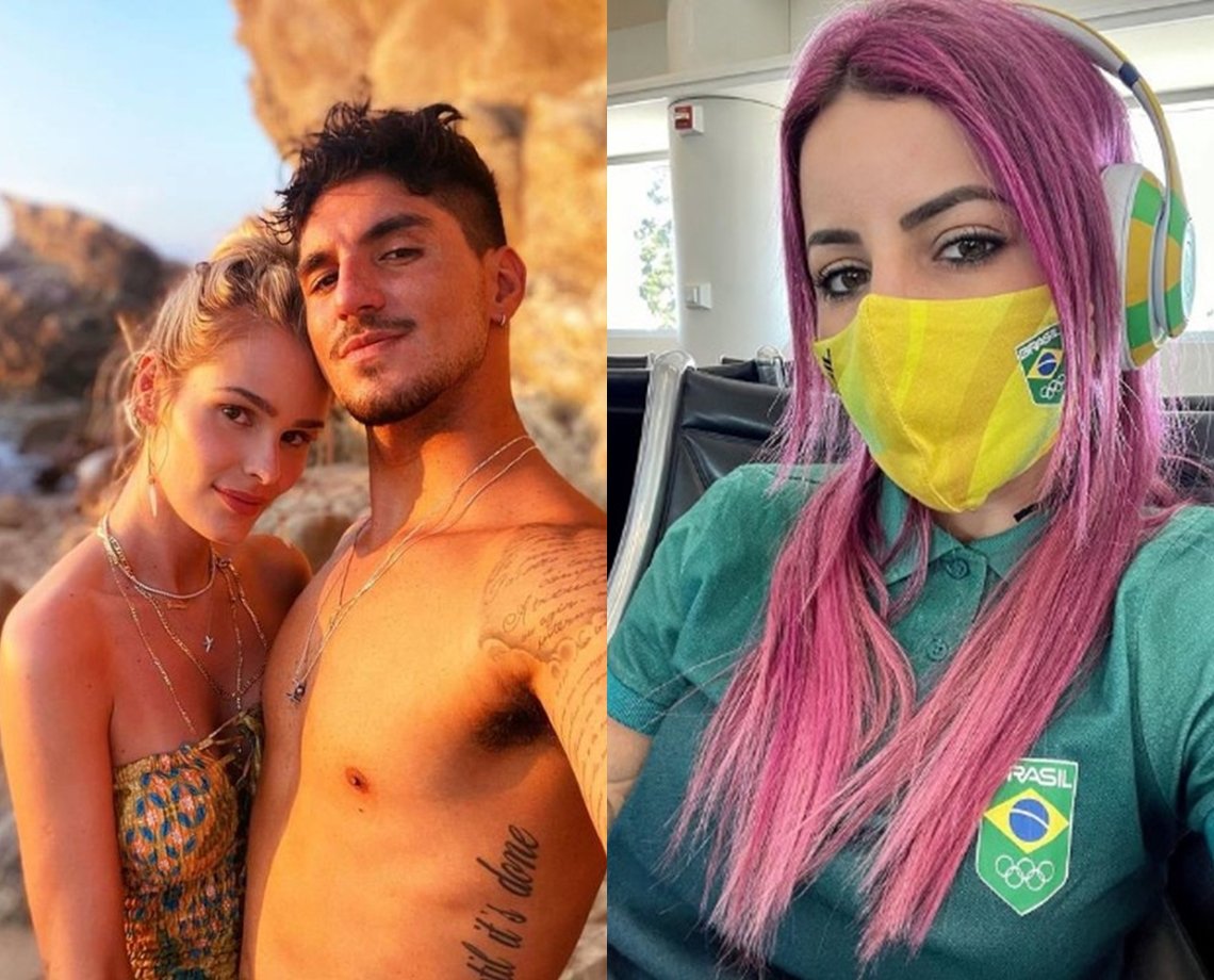 Entenda a treta envolvendo Gabriel Medina, esposa e ex-affair; situação teve troca de indiretas no Instagram 