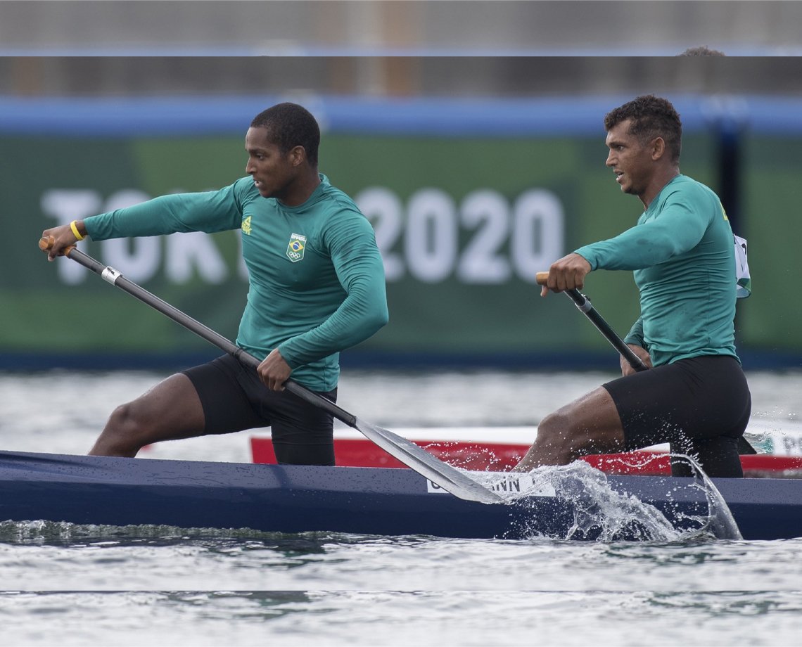 Chance de medalha! Baianos Isaquias Queiroz e Jacky Godmann estão na final da Canoagem C2