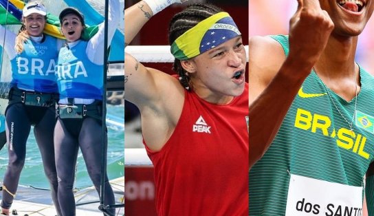 Madrugada agitada! Brasil garante medalhas de ouro na Vela, bronze no atletismo e boxe 