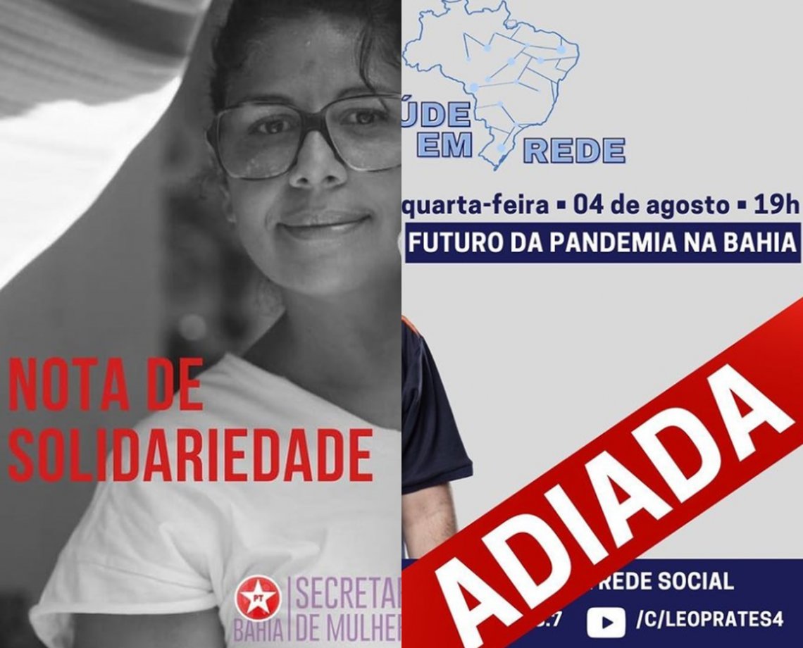 Após agressão verbal contra chef, Fábio Vilas-Boas leva 'bronca' do PT e faz Leo Prates adiar live da saúde