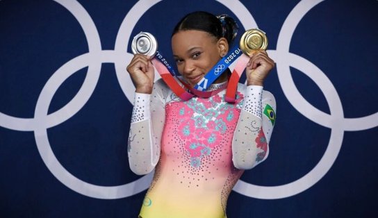 Só dá ela! Rebeca Andrade será porta-bandeira do Brasil no encerramento das Olimpíadas