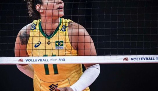 Exame antidoping de Tandara, atleta da Seleção feminina de vôlei, aponta uso de substância anabolizante