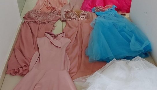 Para sustentar o vício: homem invade loja e furta vestidos de festa avaliados em R$ 3.600 para trocar por drogas