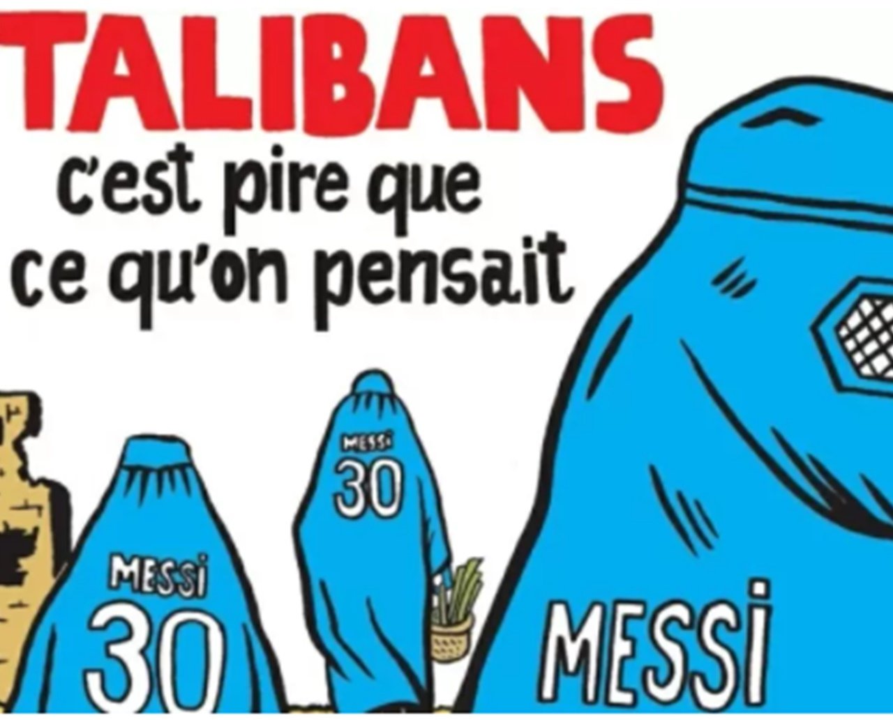 Revista francesa associa Taleban a Messi e PSG e cria capa polêmica; entenda situação