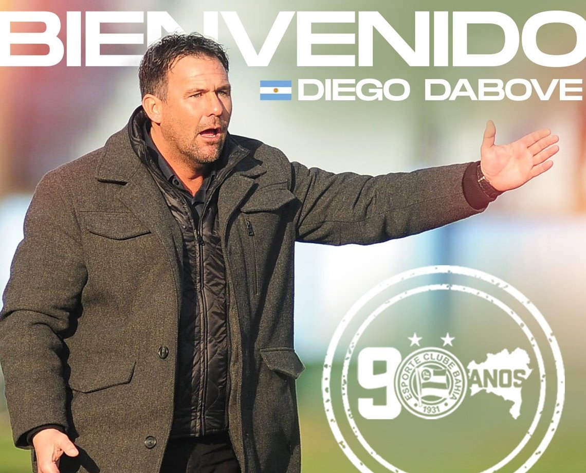 Argentino Diego Dabove é o novo técnico do Bahia