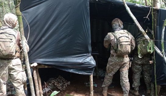 Bope desmonta acampamento de criminosos em Valéria; região vive clima de insegurança por causa de facções criminosas