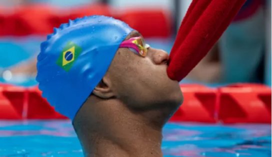 Nadador Gabriel Geraldo é prata e conquista 1ª medalha do Brasil nas Paralimpíadas de Tóquio