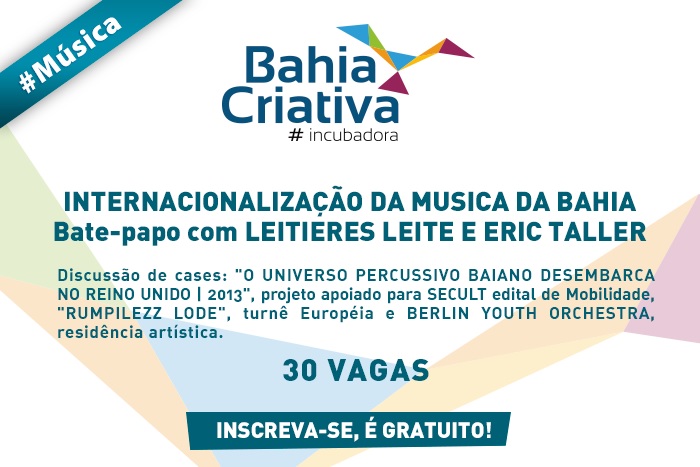 Letieres Leite e Eric Taller falam sobre internacionalização da música em evento nesta quarta-feira