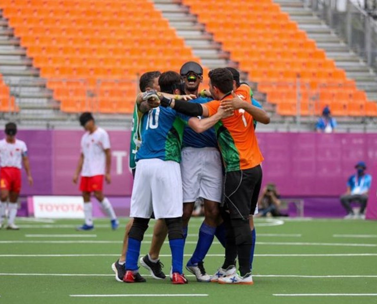 Brasil vence a China em estreia no futebol de 5 nos Jogos Paralímpicos de Tóquio