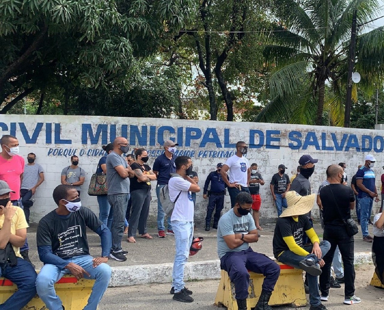 Guardas municipais de Salvador fazem paralisação de 24 horas após Plano de Carreira não avançar 