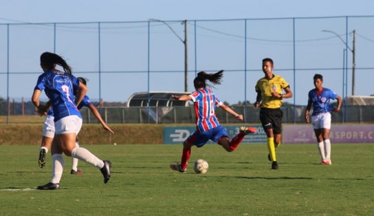 Time feminino do Bahia empata com o Doce Mel e termina primeira fase do Campeonato Baiano na liderança