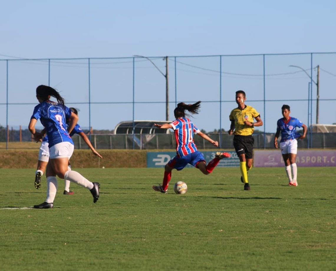 Time feminino do Bahia empata com o Doce Mel e termina primeira fase do Campeonato Baiano na liderança