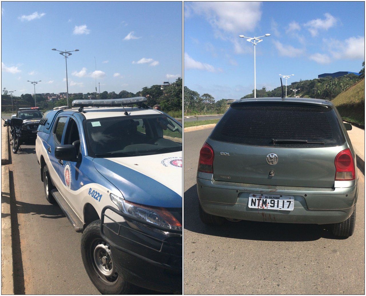 Sangue escorrendo de porta-malas chama a atenção e PM acha corpo de adolescente dentro de carro em Salvador 