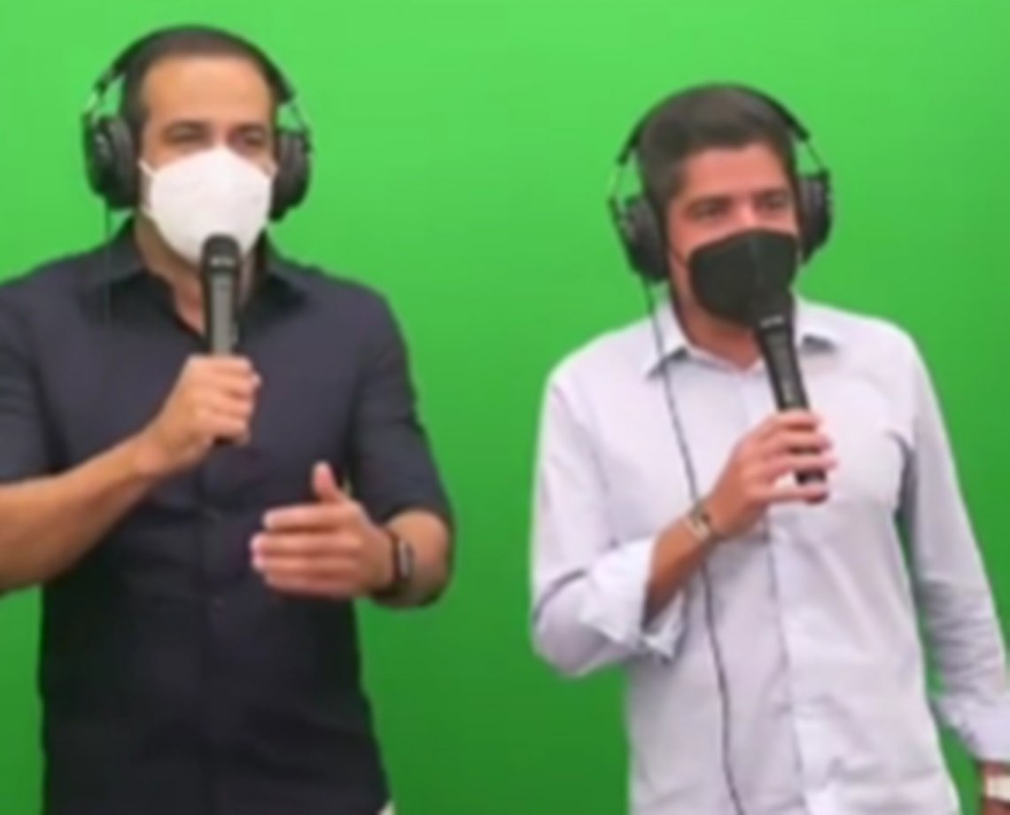 "Aumenta o som"? Bruno Reis e ACM Neto soltam a voz durante inauguração da Cidade da Música; veja vídeo