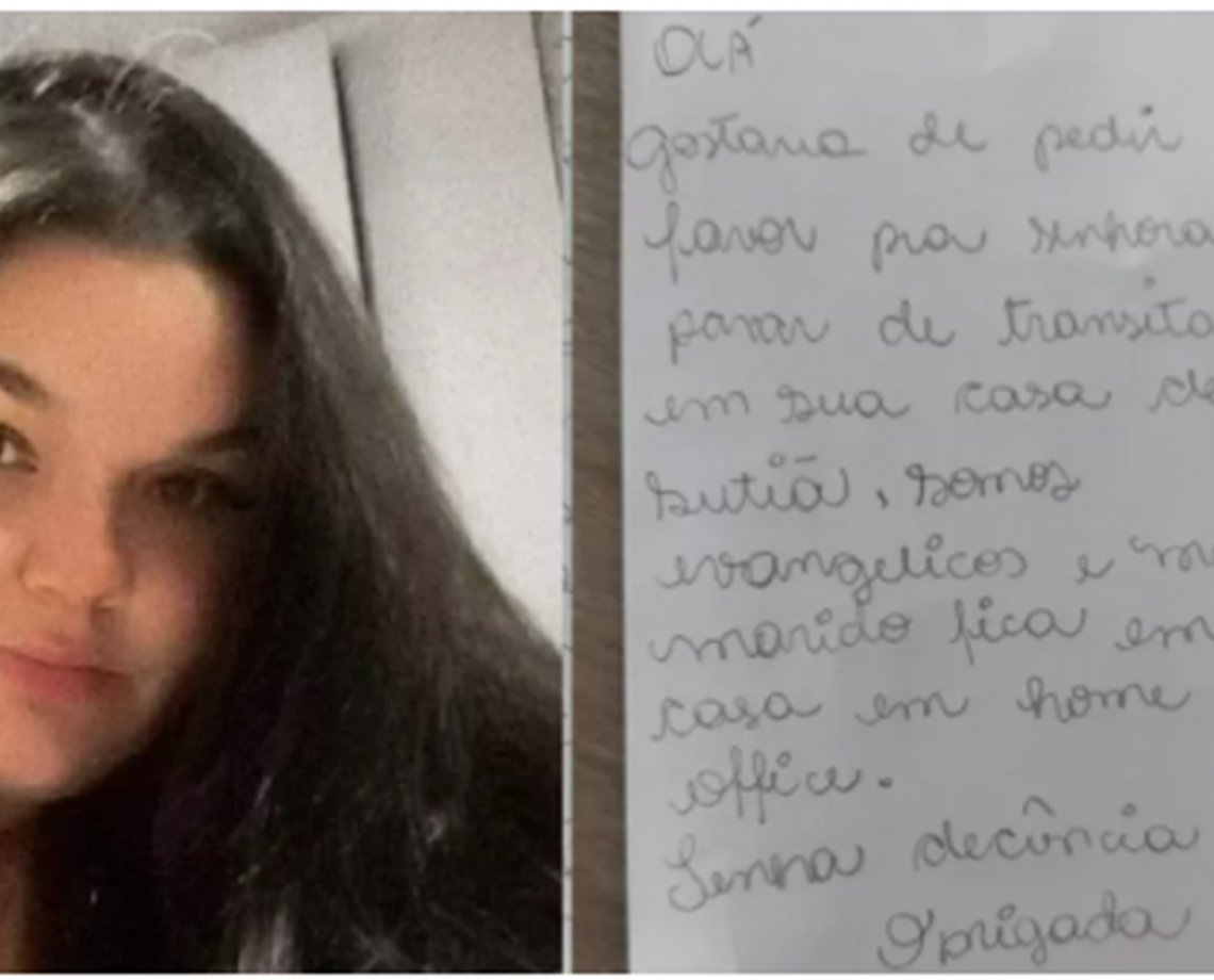 Vizinha evangélica reclama de mulher sem sutiã dentro da própria casa; "meu marido fica em casa. Tenha decência"