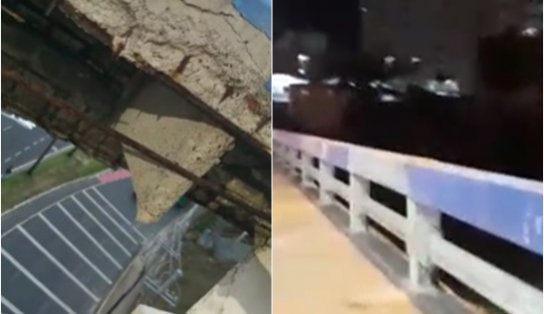 Antes x Depois: mureta de proteção do viaduto da Cardeal da Silva é restaurada após apelo da Aratu; veja vídeos