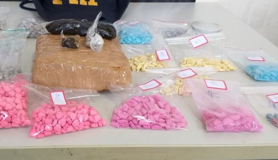 Quase 2.500 comprimidos de ecstasy escondidos dentro de carro são apreendidos em Juazeiro