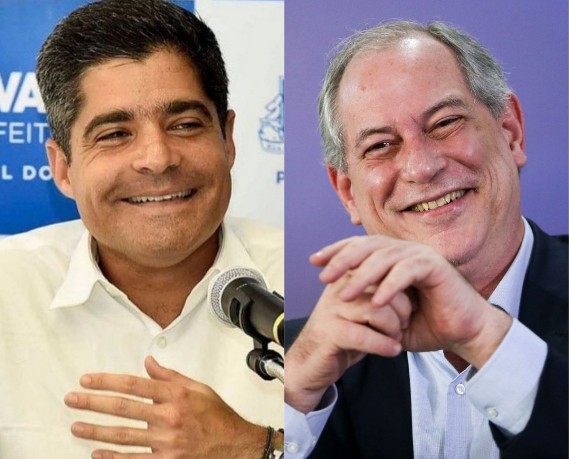 ACM Neto e Ciro Gomes têm primeira conversa pública após fusão de partidos; na Bahia, PDT apoia ex-prefeito de Salvador