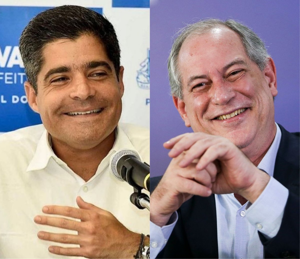 ACM Neto e Ciro Gomes têm primeira conversa pública após fusão de partidos; na Bahia, PDT apoia ex-prefeito de Salvador