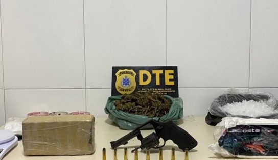 Homem é flagrado com três quilos de maconha e cocaína em Feira de Santana 